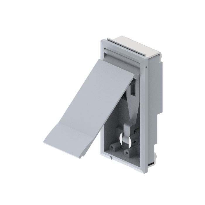 Heavy duty quarter turn latch 1097-1,aluminum body,T handle,with padlock hasp,two point cam ,rod control system