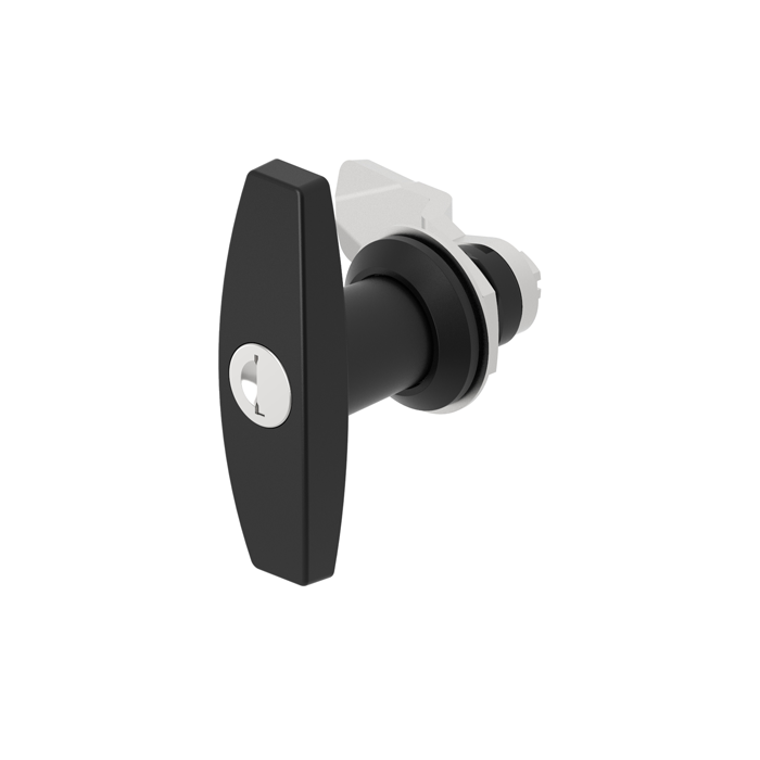 T-handle quarter turn latch 1336/1026 ,key locking/non-locking,wing knob,zinc alloy/stainless steel,cam without stopper