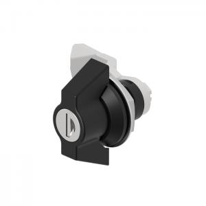 Quarter turn latch 13335/1025 ,key locking/non-locking,wing knob,zinc alloy/stainless steel,cam without stopper