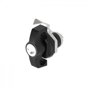 Quarter turn latch 1321 ,key locking,padlockable wing knob,zinc alloy,cam without stopper