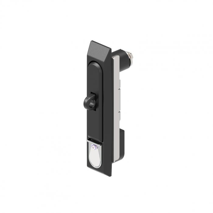 Swing handle latch 2003,zinc alloy,key locking/non-locking,profile half lock cylinder with pick-resistant cover,padlockable hasp option