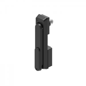 Swing handle latch 2037,zinc alloy,key locking,Euro profile half lock cylinder,dust cap,padlockable hasp option